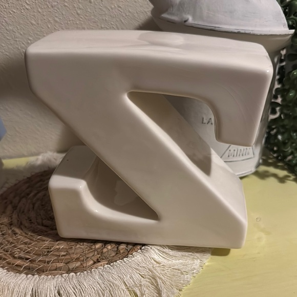 Other - Ceramic Letter Z Decor